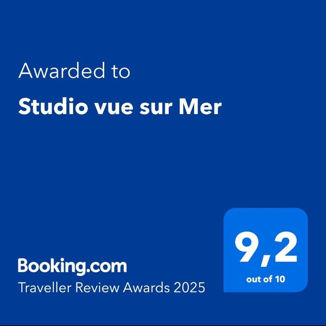Studio Vue Sur Mer Conca Eksteriør bilde